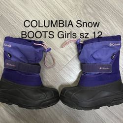 Girls, Columbia  SNOW boots Size 12,        Pick Up Location Downtown La/Little Tokyo Area, $ 24