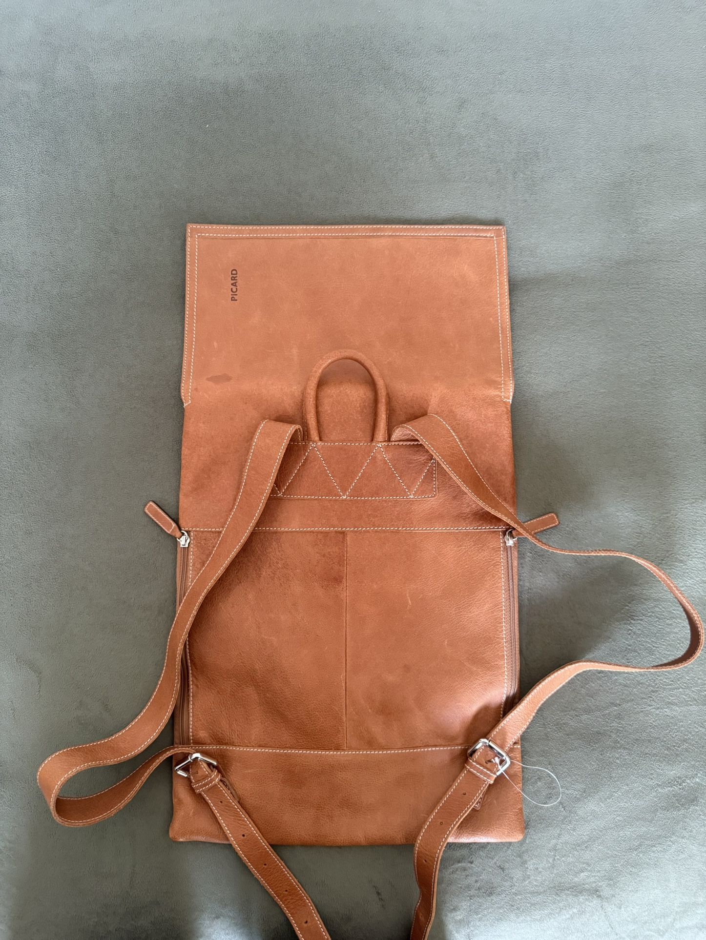 All Leather German Backpack
