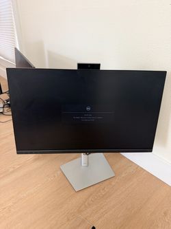 24” Dell Monitor with Webcam on Stand