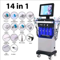 14in1 Hydra Spa Facial Beauty Machine Hydro Dermabrasion Skin Cleaning Face LiBg