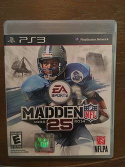 Sony PlayStation ps3 madden 25