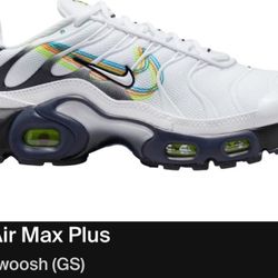 Men/Women Nike Air Max Plus Multi Swoosh(GS) $80 Firm