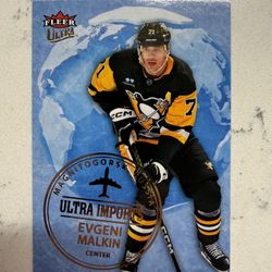 2023-24 Upper Deck Fleer Ultra Ultra Imports Evgeni Malkin #UI-1 