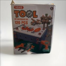 Veais Tool DIY Workbench OPEN BOX  Toddler Creativity Play Set Building Toy