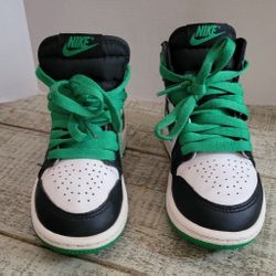 Nike Air Jordan 1 High OG "Lucky Green" TD Shoes Size 11C