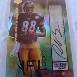 Plaxico Burress Rookie Autograph