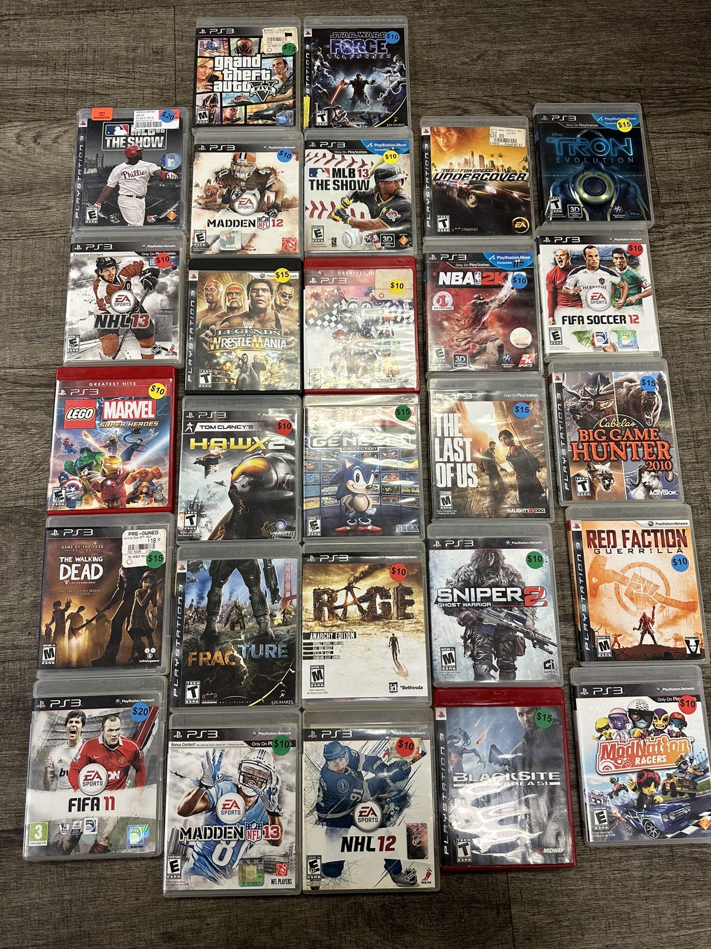 PlayStation 3 Game Lot