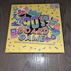 Brand New Open Box Totally 90's Trivia Board Game (Contents Are Factory Sealed)