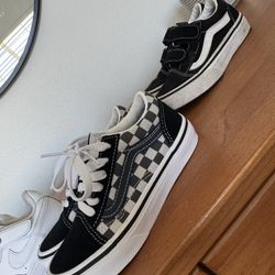 Little Boys Vans 12.5 Never Worn 