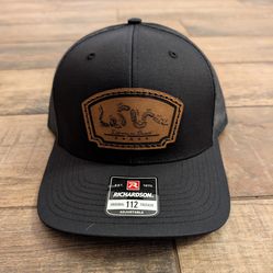 Liberty or Death Leather Patch Hat