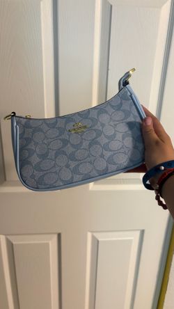 Blue and red Terri coach bag