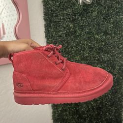 Red UGG boots