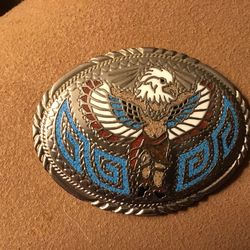 Dancing Eagle Belt Buckle