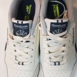 Size 8.5 White Reebok Classic Shoes