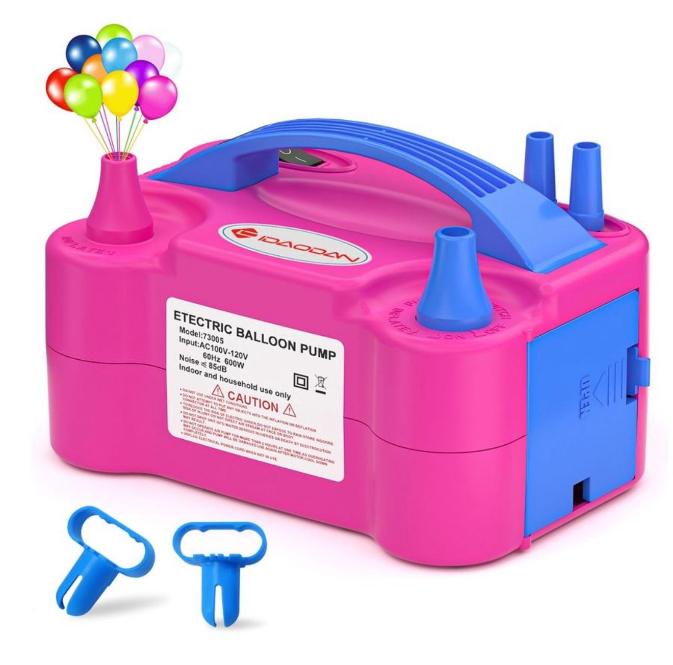 IDAODAN Electric Balloon Pump Portable Electric Balloon Blower Machine