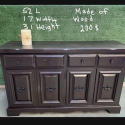 BEAUTIFUL REAL WOOD VINTAGE CREDENZA / ENTRYWAY 200$ Pick Up Dtla Little Tokyo Area