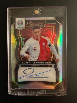 Robert Lewandowski Auto Panini Select 2020