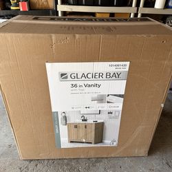 Glacier Bay 36in Brown Vanity