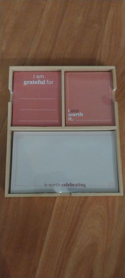 Boxed Intention Memo Pad Sets