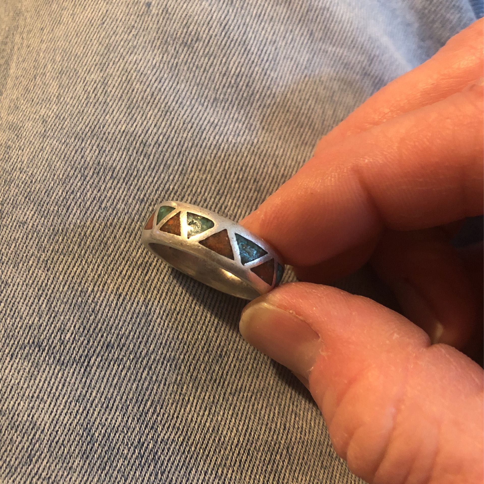 Navaho Silver/terquoise Ring