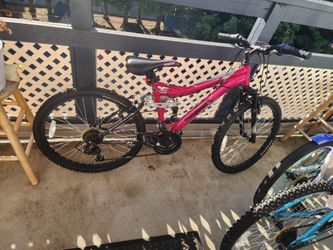 Woman bike