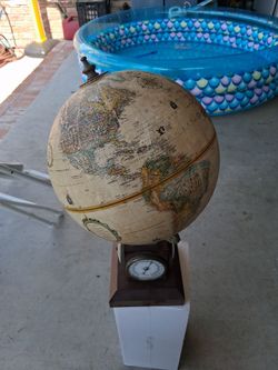 Vintage world globe