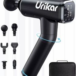 Urikar Pro 3 Massage Gun, Portable Deep Tissue Muscle Massager 180° Rotatable