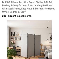 NEW 3 Panel Room Divider Screen