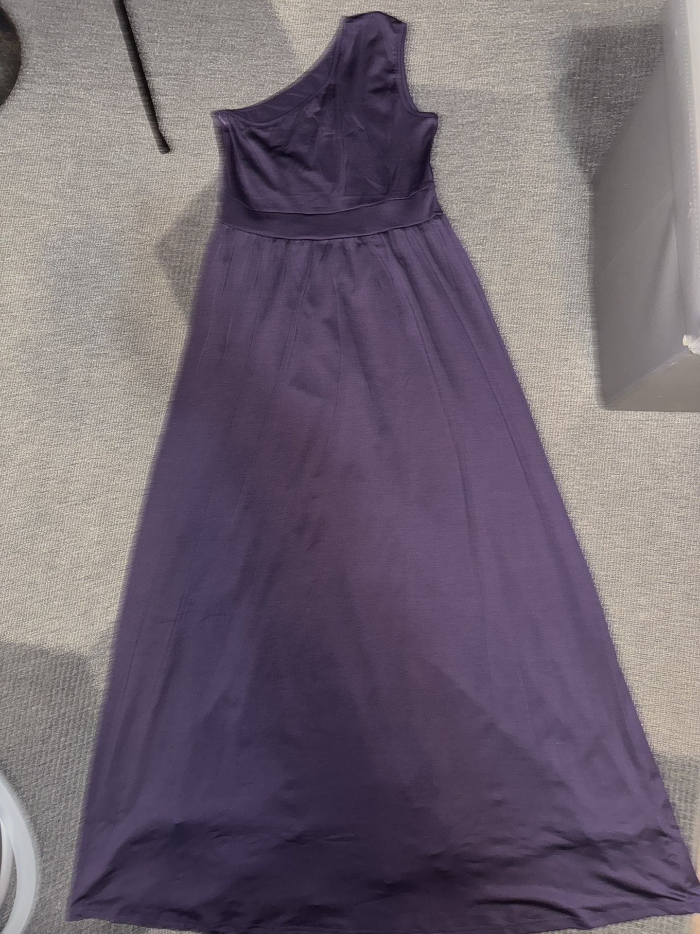 Brand New (Medium) Half Shoulder Purple Dress