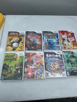 Lot of 8 Nintendo Wii Games