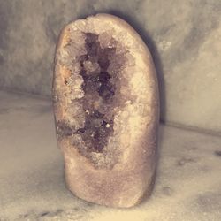 Pink Amethyst with Flower Agate