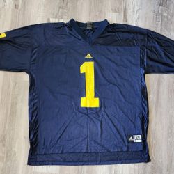 Adidas University of Michigan Football Jersey 