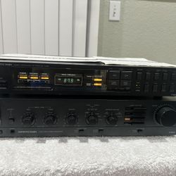 ONKYO INTEGRA P-3030 Stereo Preamplifier And ONKYO T-4017 Tuner