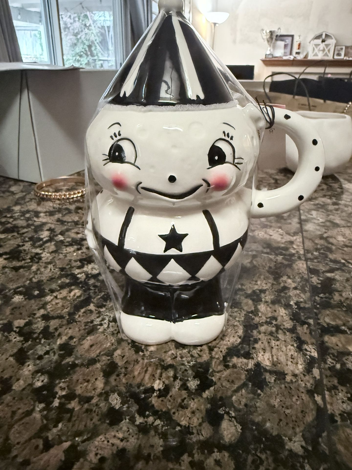   Carnival Cottage Mug with topper