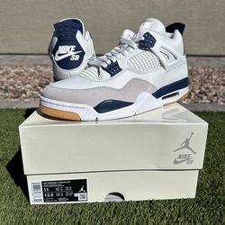 Nike Air Jordan 4 Retro SB Navy NEW/RECEIPT SIZE: 11 $380 FIRM FIRM ONLY!! NO TRADES!
