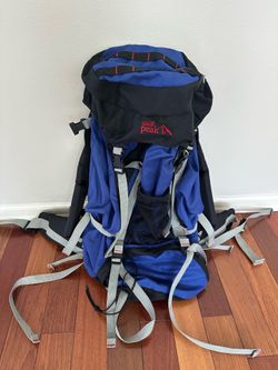 Coleman Peak 1 Internal Frame Hiking Backpack Blue/Black Camping Pack