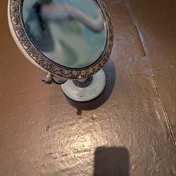 Hamilton Vanity Mirror  India Ink Natural marble 