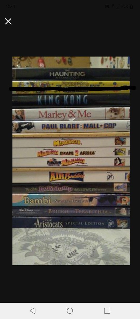 Assortment of dvds
