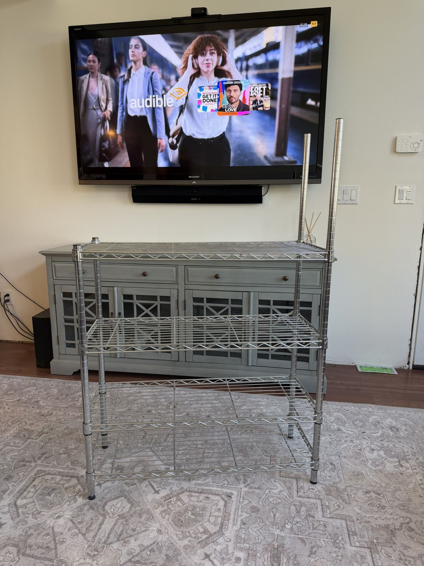 Wire Shelving With 3 Shelves