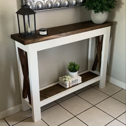 Wood Console Table (MADE TO ORDER)