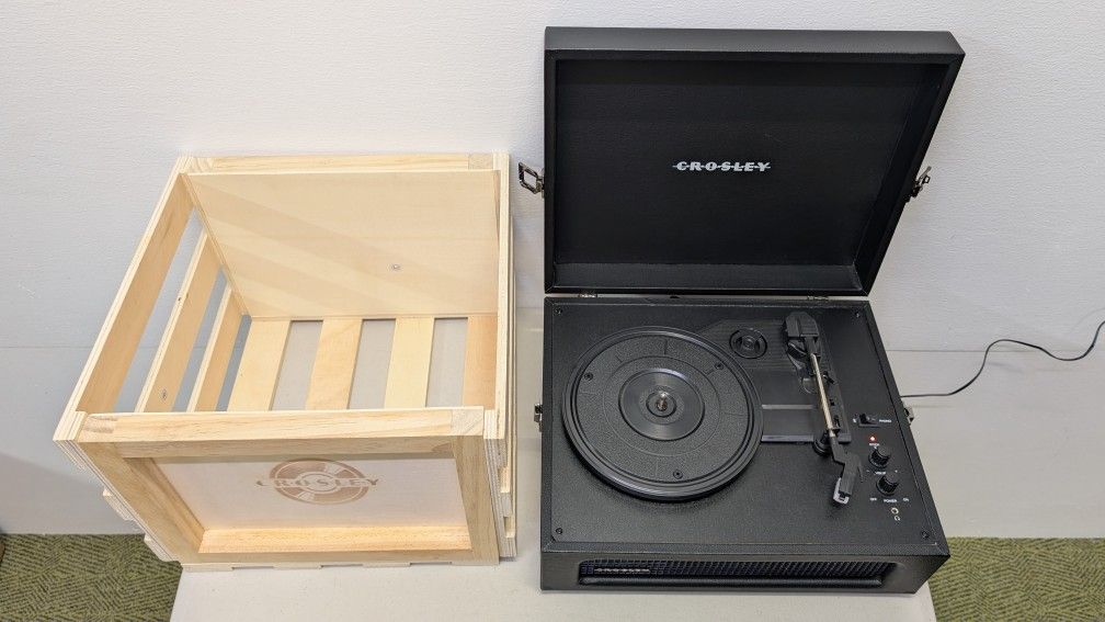 Record Player & Storage