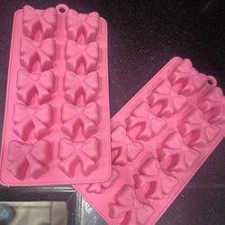 Cute Pink Bow Molds