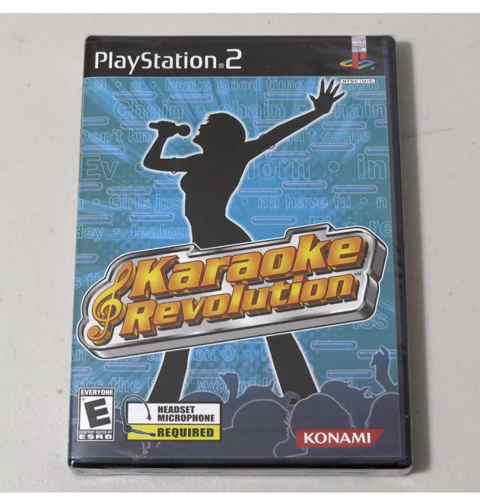 BRAND NEW SEALED Karaoke Revolution-PlayStation 2-PS2