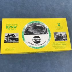 EXTREMELY RARE OREGON LANE COUNTY TRIVA BOARD GAME