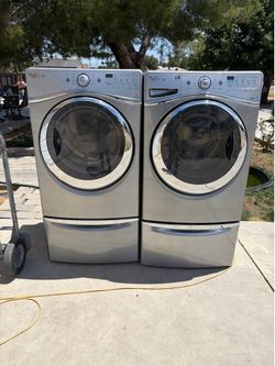 Whirlpool washer and gas dryer