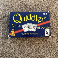 Quiddler Card Game - Lightly Used