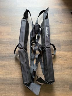 Abahub Soft Roof Rack Pads for Surfboard, SUP, Black