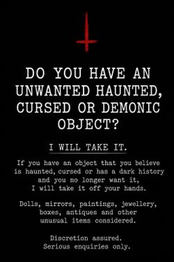 Haunted stuff?