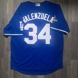Valenzuela LA Dodgers jersey