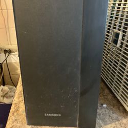Samsung Subwoofer - Black 2017 great for a television As Is No Soundbar